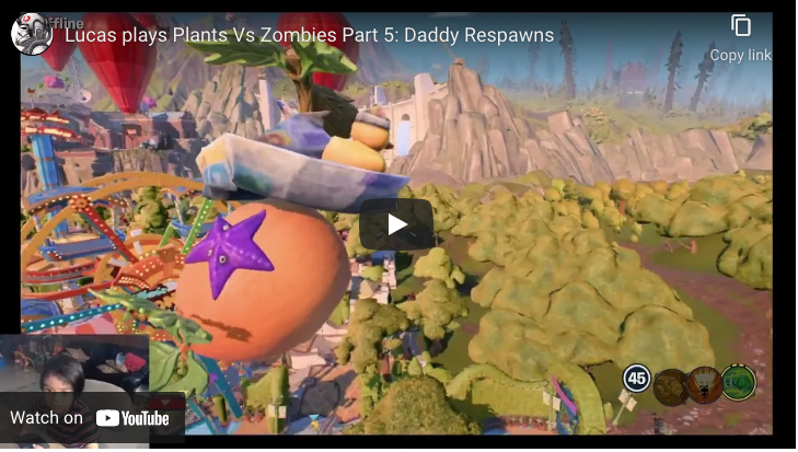 Lucas plays Plants Vs Zombies Part 5: Daddy&nbsp;Respawns